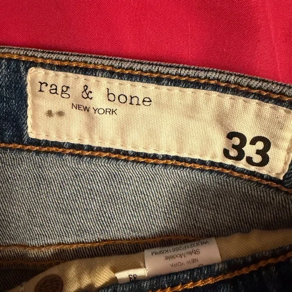 Rag & Bone cate mid-Rise skinny Jeans - Medium Blue - Picture 5 of 6